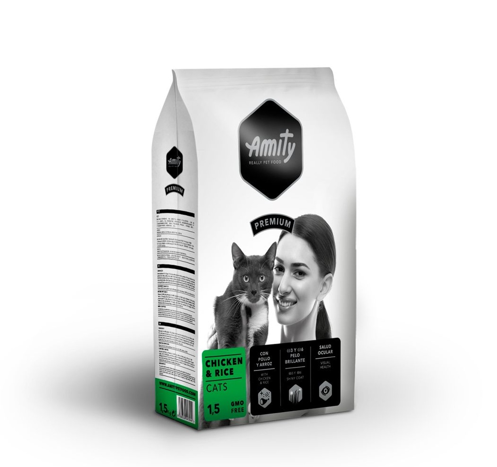 AMITY CAT PREMIUM  ADULT CHICKEN 1,5KG