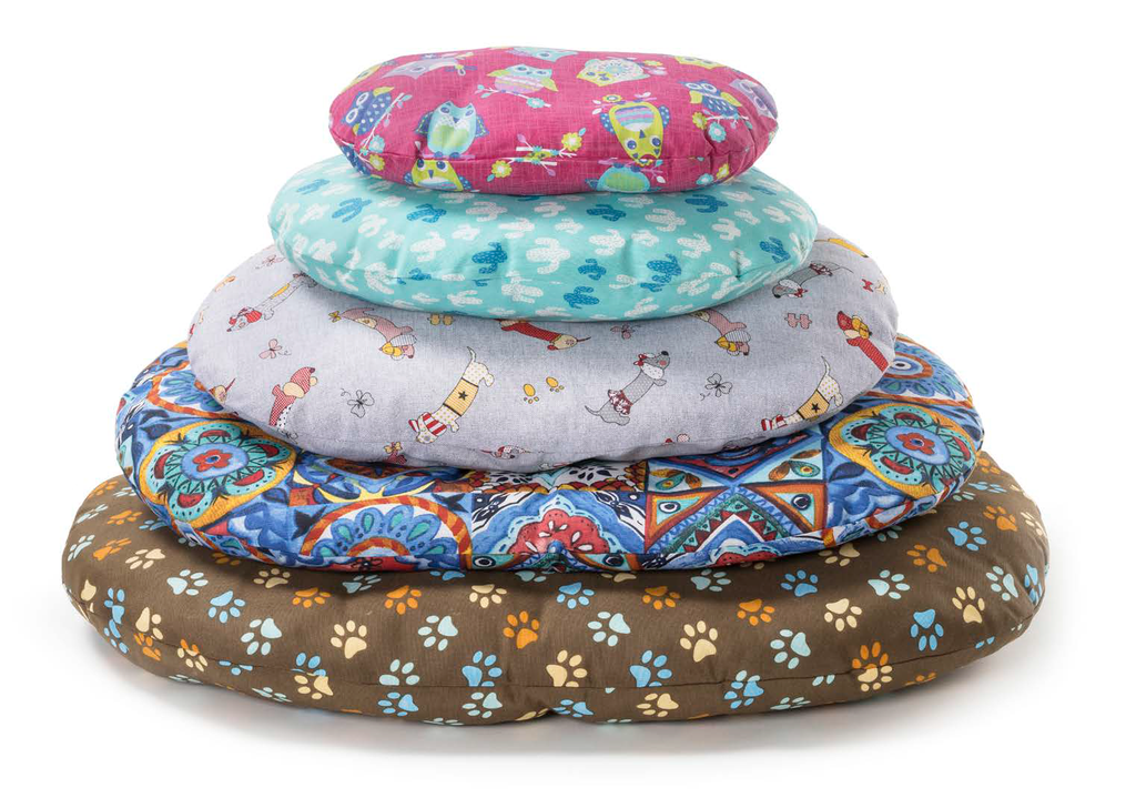 LEO PET COJIN "ZEUS" PARA CESTA "STRAKA" 80X55 TELAS MIXTAS