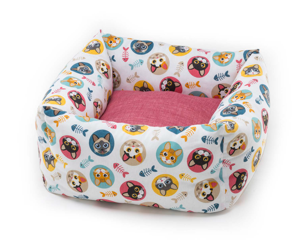 LEO PET CUNA "RODI" CUADRADA 50x50x20 CM