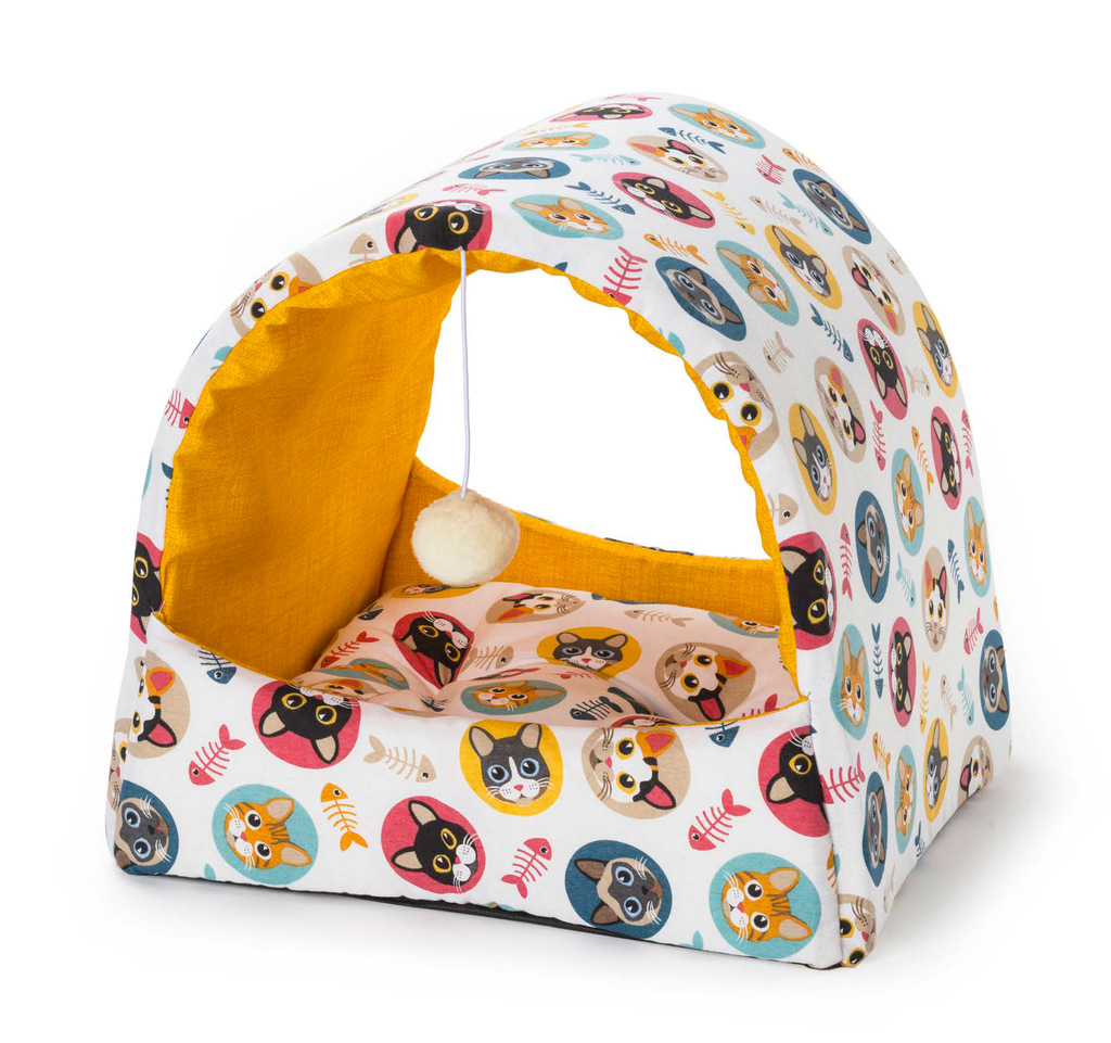 LEO PET CUNA TIENDA 45x38x40 CM