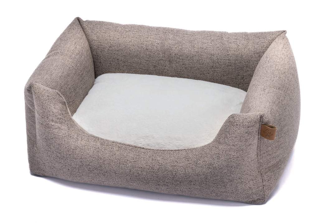 LEO PET CAMA RODI BEIGE NIEVE 60X70CM