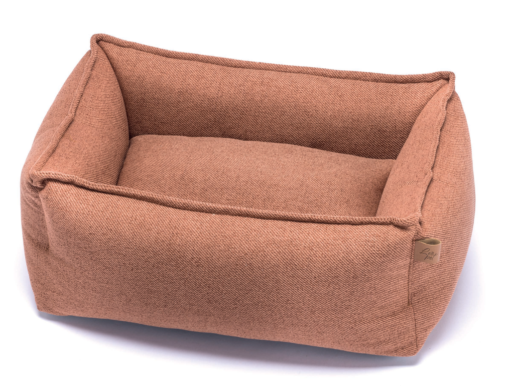 LEO PET CAMA ELBA MARRÓN NIEVE 70x85 CM