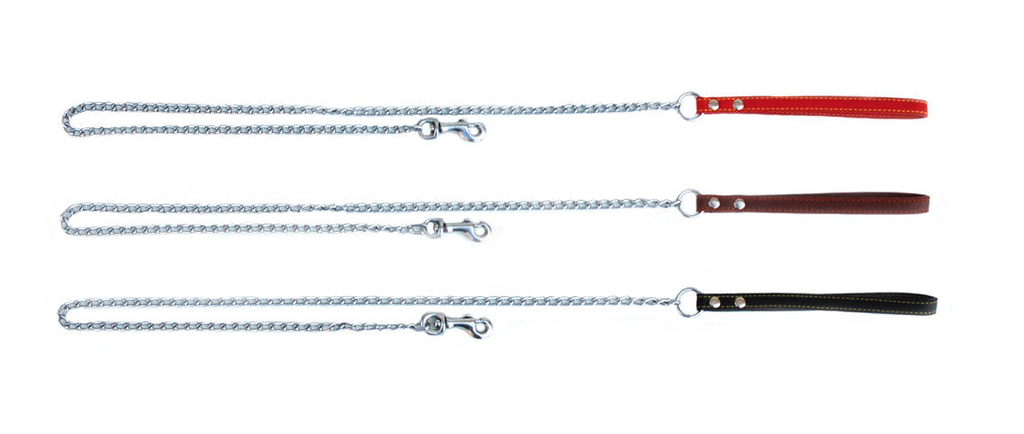 FREEDOG CADENA CROMADA PIEL 2MMX100CM COLOR VARIADO