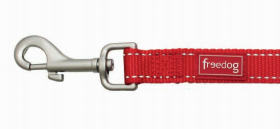FREEDOG TIRADOR NYLON REFLECT ROJO 10MM