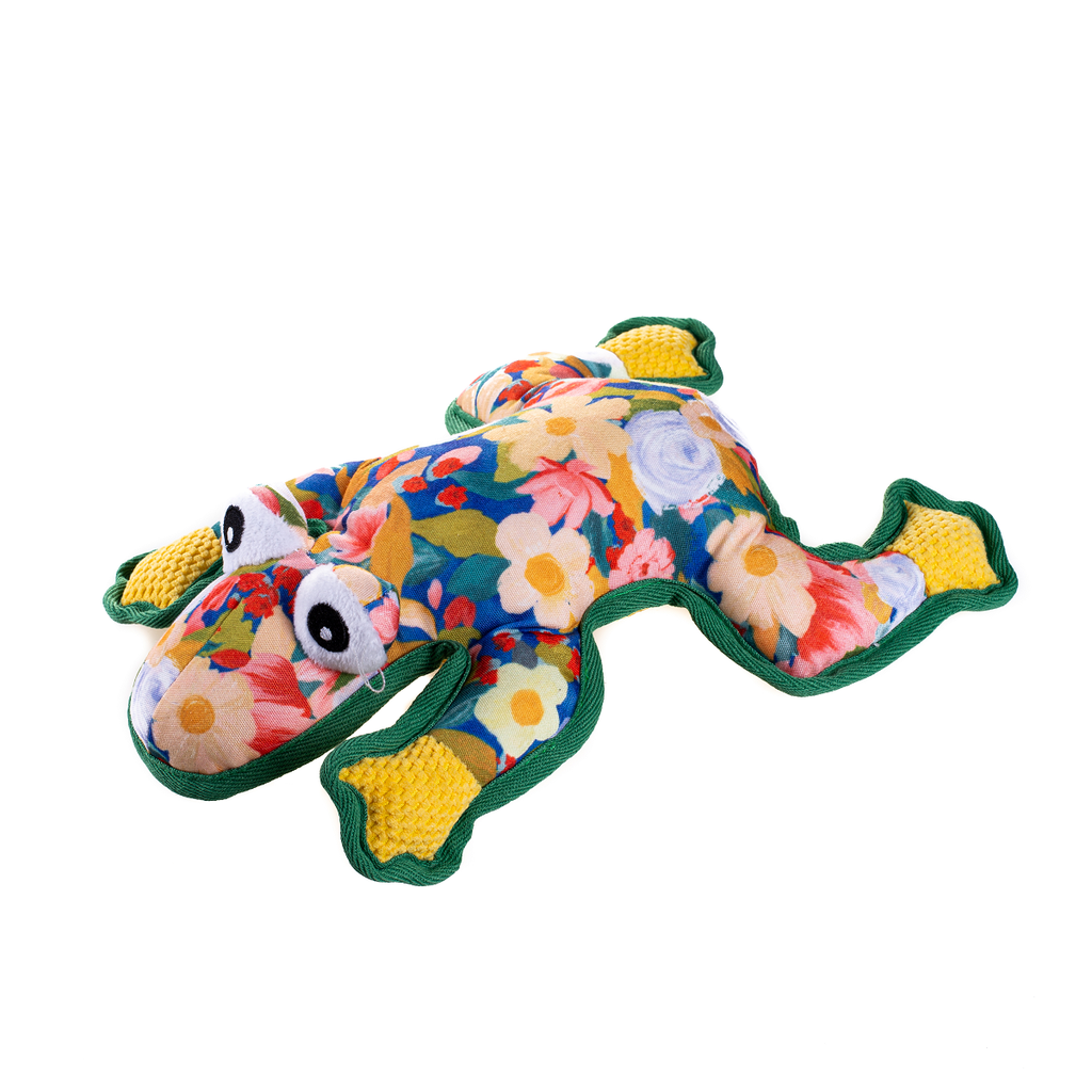 LEO PET JUGUETE DE LONA COLECCIÓN JARDIN "RANA" 30 CM