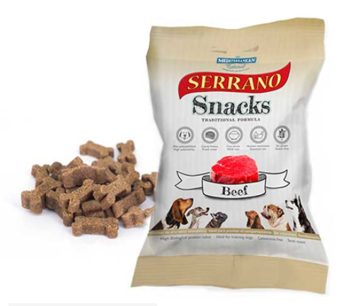 SERRANO SNACK PERRO DE BUEY (25UND.) 85GR
