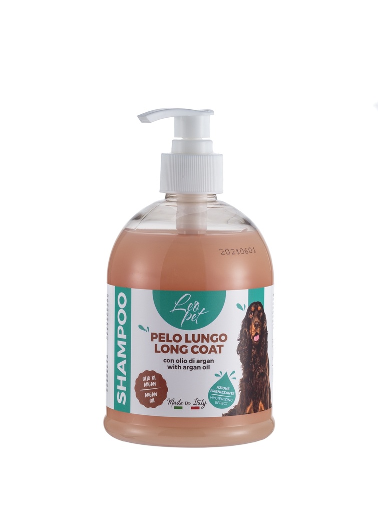 LEO PET CHAMPÚ PELO LARGO CON ACEITE DE ARGAN  500ml