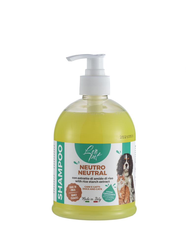 LEO PET CHAMPÚ PARA PERROS Y GATOS NEUTRO  500ml