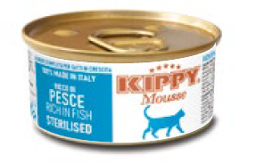 KIPPY MOUSSE STERILIZED PESCADO 85gr