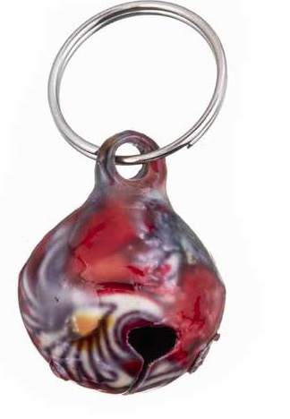 LEO PET CASCABEL PARA GATOS COLOREADA A MANO 1 CM