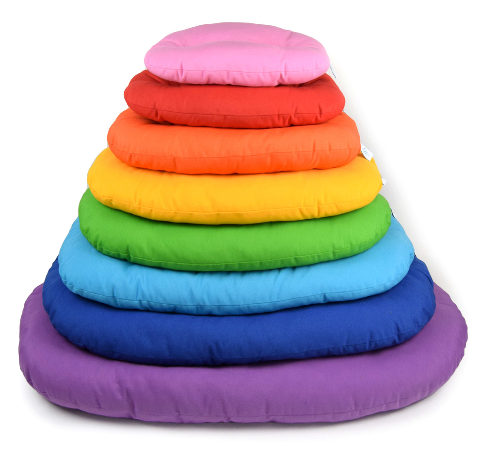 LEO PET COLCHON OVAL NETTUNO ARCO IRIS 8 PIEZAS