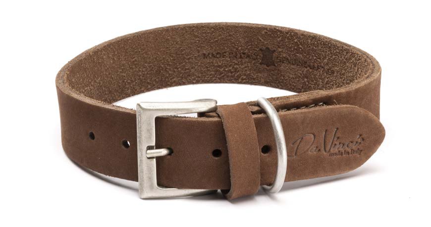 LEO PET COLLAR DE CUERO ENGORDO 65X4 CM MARRÓN