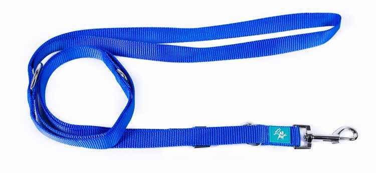 LEO PET CORREA DE ENTRENAMIENTO EN NYLON AZUL 2,5 x 300CM GROSOR 2,2 MM