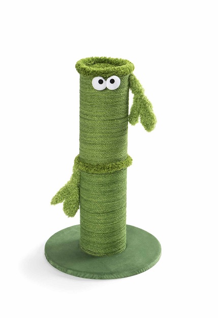 LEO PET RASCADOR PARA GATOS DE BAMBÚ VERDE