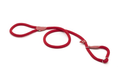 LEO PET TIRADOR ESTRANGULADOR COLOR ROJO Ø 1,2 X 130 CM