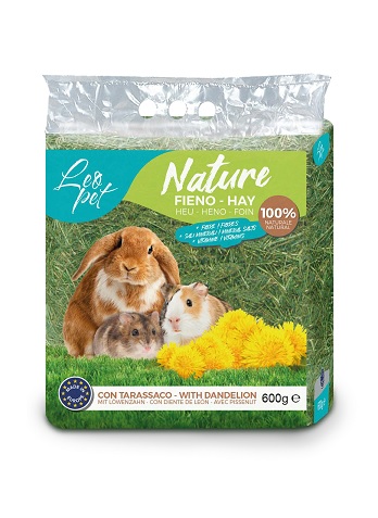 LEOPET NATURE HENO AROMATIZADO DIENTE DE LEON 600 GR
