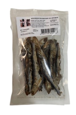 MY FRIENDS BOQUERONES PARA PERROS Y GATOS 50GR (12 BOLSAS)