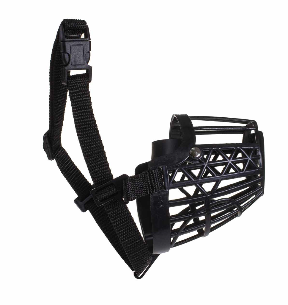 LEO PET BOZAL PARA PERRO TALLA S COLOR NEGRO C=Ø 24 CM/ 6 CM 