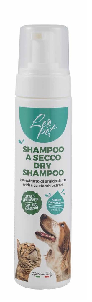 LEO PET CHAMPÚ ESPUMA SECO 200 ML PERRO- GATO 