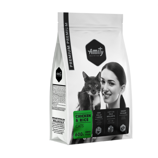 [04GA000500.0001.0704] AMITY CAT PREMIUM  ADULT CHICKEN 600GR
