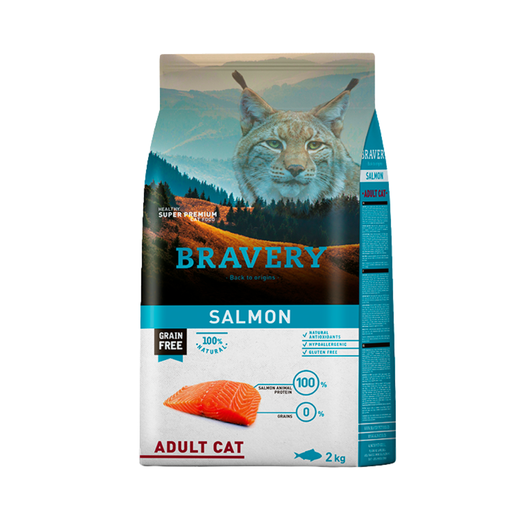 [04GA002000.0010.0192] BRAVERY CAT ADULT SALMÓN 2KG