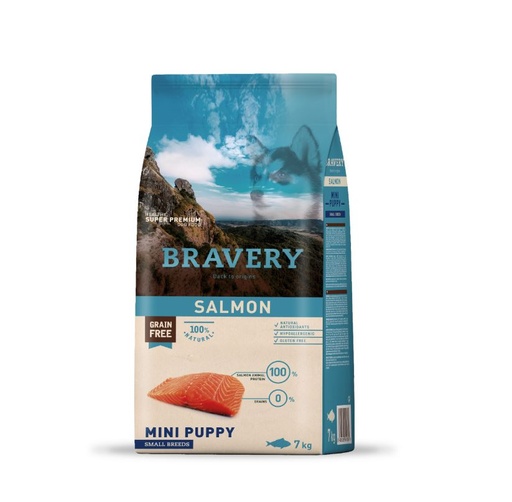 [04PE007000.0007.0056] BRAVERY DOG MINI PUPPY SALMÓN  7KG