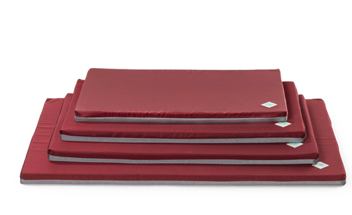 [1447005] LEO PET COLCHÓN MARTE OXFORD BURDEOS Y GRIS 55X90X4 CM