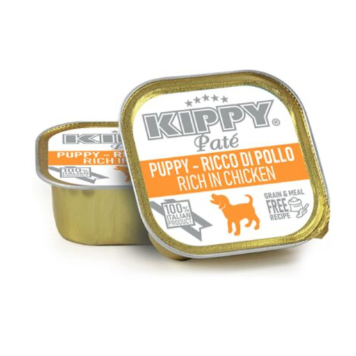 [1968] KIPPY DOG PUPPY TARRINA PATÉ POLLO 150GR (22 UND.)