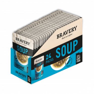 [30GA000040.0003.0546] BRAVERY CAT SOPA SARDINE & SEAWEED 40GR (24 UND.)