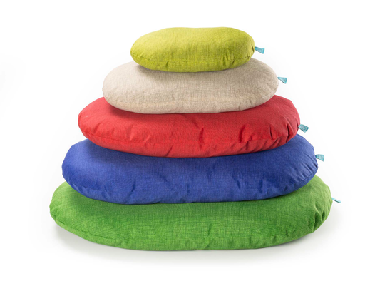 [5024201] LEO PET COLCHON OVAL CRONO CON CREMALLERA COLORES LISOS MIXTOS 75X50 CM