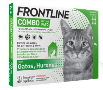 [650420000] FRONTLINE COMBO SPOT-ON GATOS 3 PIPETAS