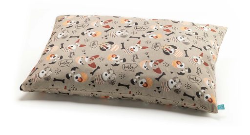 [CB2027042] LEO PET FUNDA "GIOVE" DOGS AND BONES 66X43X21H CM CON BANDAS