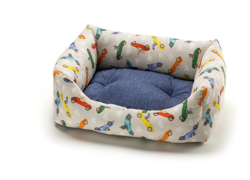 [CB3128041] LEO PET CAMA RODI FUNNY CARS 45X60 CM