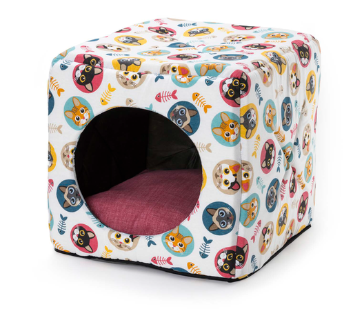 [CB4609035] LEO PET CUNA "CUBO" 40x40x40 CM