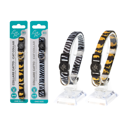 [CGC026] LEO PET COLLAR GATO ESTAMPADO ANIMAL COLOR VARIADO