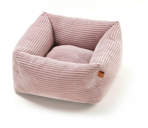 [CP3115064] LEO PET CAMA RODI CUADRADA TERCIOPELO ROSA 50X50X20CM