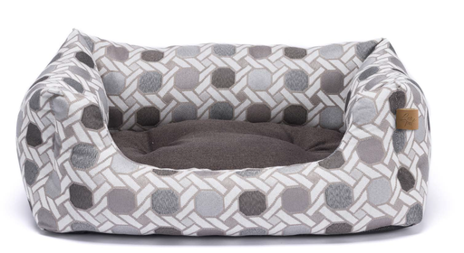 [CP3140054] LEO PET CAMA RODI GEOMÉTRICA GRIS 70X85 CM