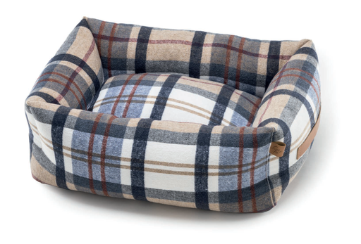 [CP5541055] LEO PET CAMA ELBA TARTÁN AZUL 85X110 CM