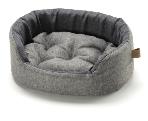 [CP6710069] LEO PET CAMA ESPUMA LUX DOBLE GRIS 45X35X13CM
