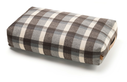 [CP7110056] LEO PET COJÍN LADRILLO TARTÁN BEIGE 60X100X15 CM