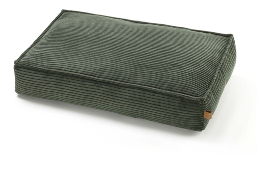 [CP7110063] LEO PET COJÍN LADRILLO TARTÁN VERDE 60X100X15 CM