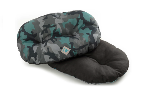 [CT1140005] LEO PET COJIN OVALADO NETTUNO OXFORD CAMUFLAJE RESIST. AL AGUA 65X45 CM