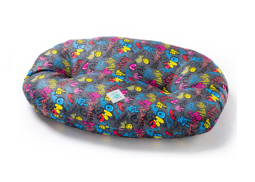 [CT1140018] LEO PET COJÍN OVALADO NETTUNO OXFORD STREET ART RESISTENTE AL AGUA 65X45 CM