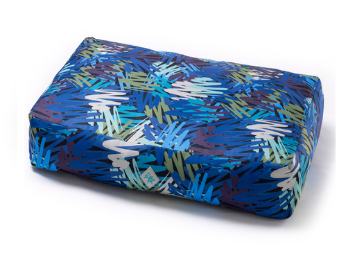 [CT7110016] LEO PET COJÍN LADRILLO CON CREMALLERA OXFORD AZUL OCÉANO RESISTENTE AL AGUA 60X100X15 CM