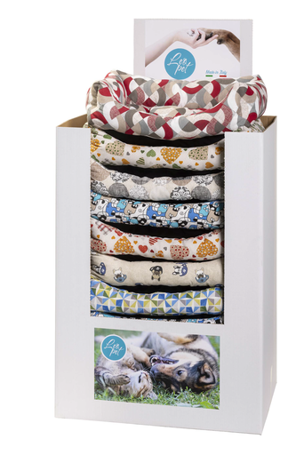 [DCA6070] LEO PET EXPOSITOR CUNAS RODI DISEÑOS VARIADOS 60x70 CM (14 UNIDADES POR EXPOSITOR)