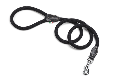 [DV13.2B] LEO PET CUERDA DE ALGODÓN PLOMO COLOR NEGRO 1.2x120 CM