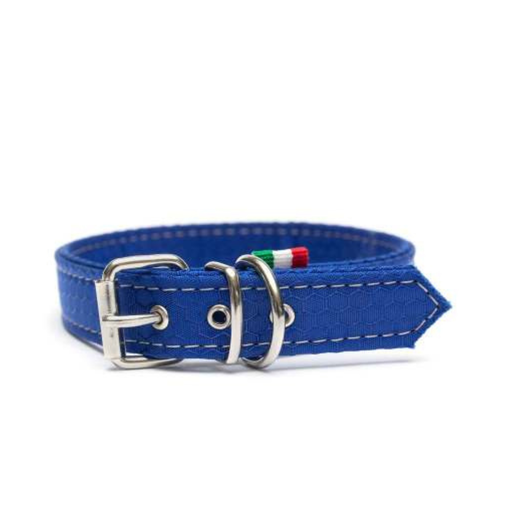 [DVF03935B] LEO PET COLLAR DE TELA IMPERMEABLE OXFORD AZUL 35x2 CM