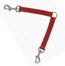 [FD4000873] FREEDOG TIRADOR NYLON DUO ROJO 10X28CM