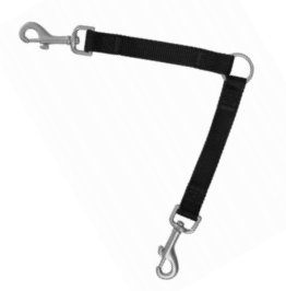 [FD4000876] FREEDOG TIRADOR NYLON DUO NEGRO 10X28CM