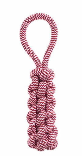 [GHC106] LEO PET JUGUETE DE CUERDA TRENZADA CON ASAS COLORES VARIADOS 31 CM